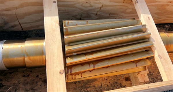 Unused Falk 88" L Pinion Gear And Shaft For Grinding Mill)